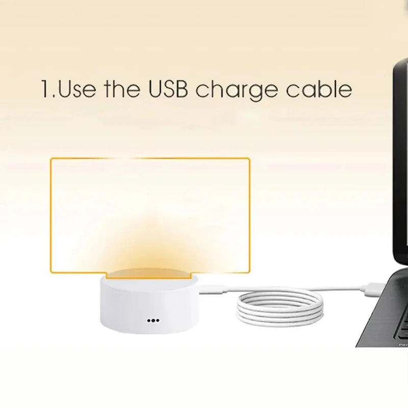 Transparent Luminous LED Night Lights USB