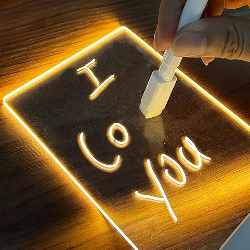 Transparent Luminous LED Night Lights USB